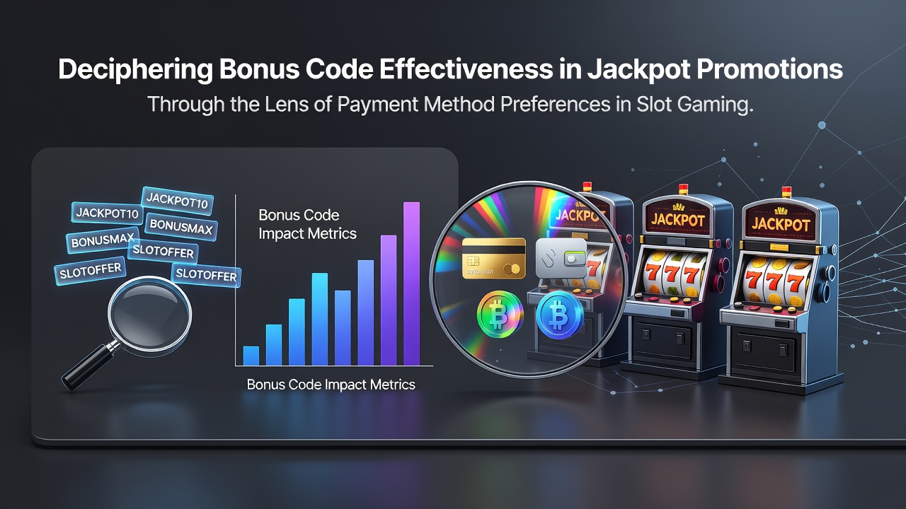 Deciphering Bonus Code Effectiveness in Jackpot Promotions Through the Lens of Payment Method Preferences in Slot Gaming